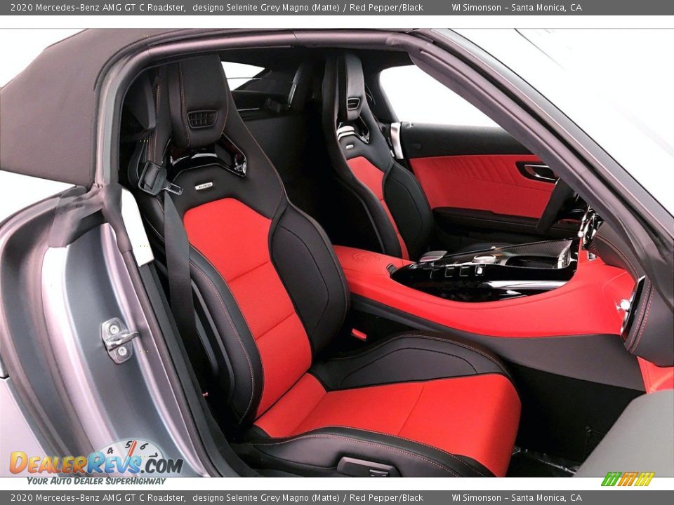 Red Pepper/Black Interior - 2020 Mercedes-Benz AMG GT C Roadster Photo #5