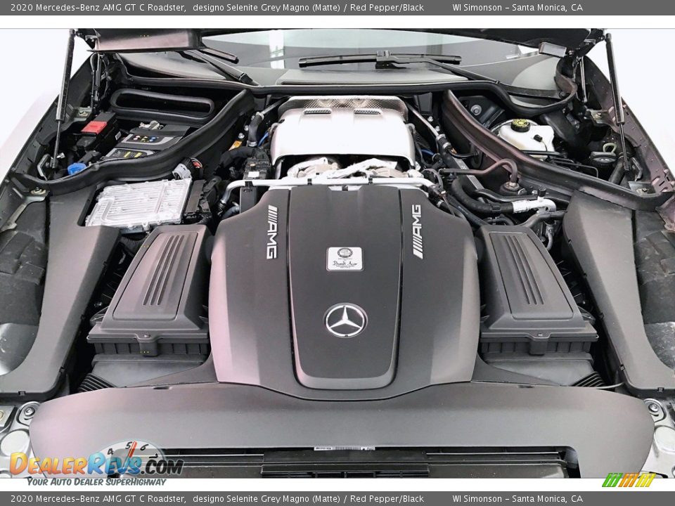 2020 Mercedes-Benz AMG GT C Roadster 4.0 Liter Twin-Turbocharged DOHC 32-Valve VVT V8 Engine Photo #8