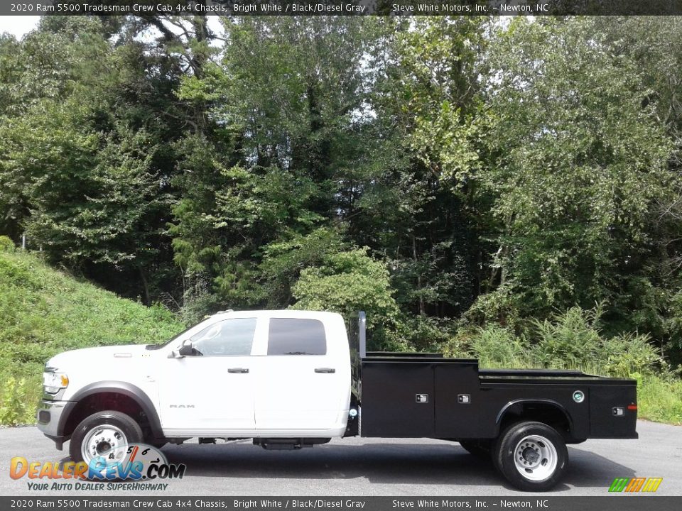 2020 Ram 5500 Tradesman Crew Cab 4x4 Chassis Bright White / Black/Diesel Gray Photo #1