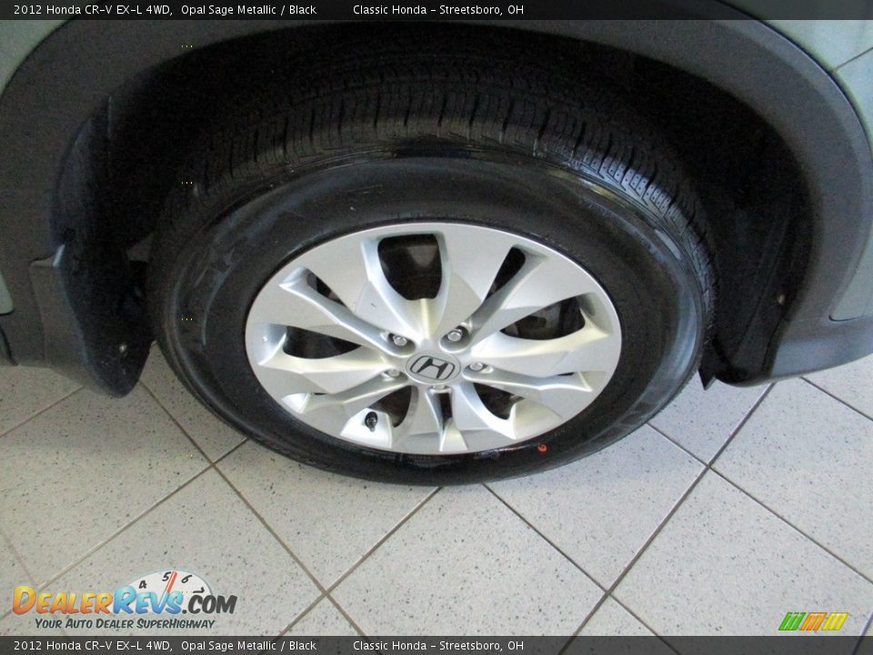 2012 Honda CR-V EX-L 4WD Opal Sage Metallic / Black Photo #5