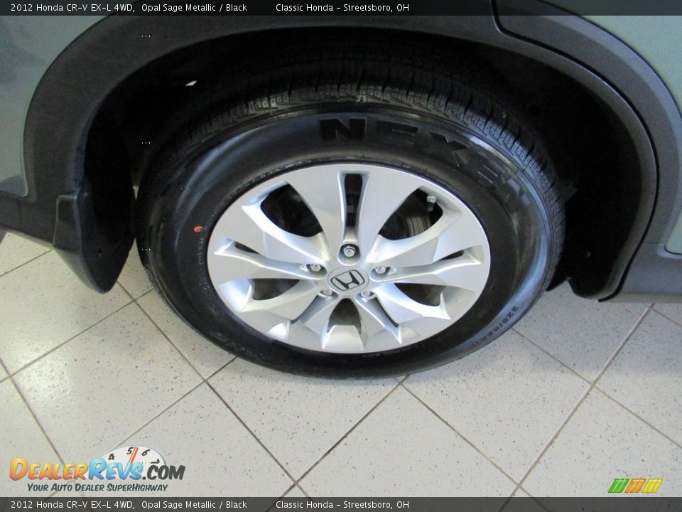2012 Honda CR-V EX-L 4WD Opal Sage Metallic / Black Photo #6
