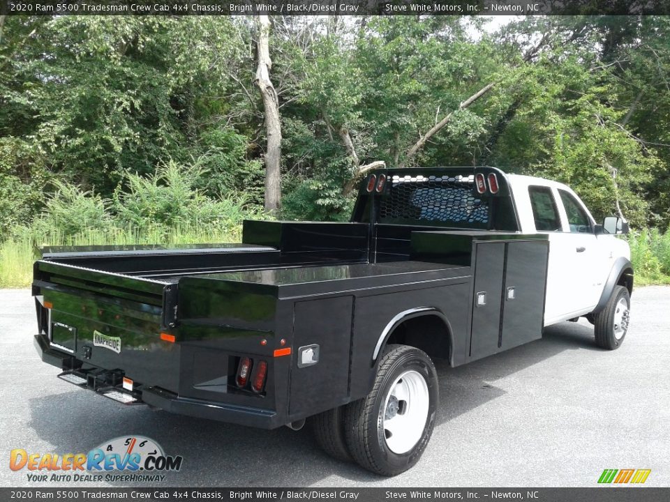 2020 Ram 5500 Tradesman Crew Cab 4x4 Chassis Bright White / Black/Diesel Gray Photo #6