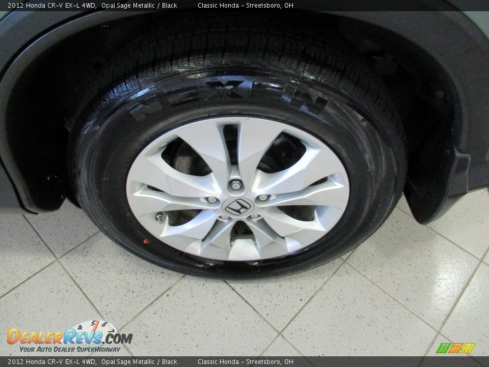 2012 Honda CR-V EX-L 4WD Opal Sage Metallic / Black Photo #11