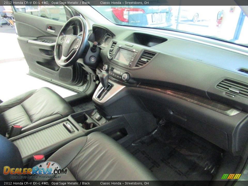 2012 Honda CR-V EX-L 4WD Opal Sage Metallic / Black Photo #15
