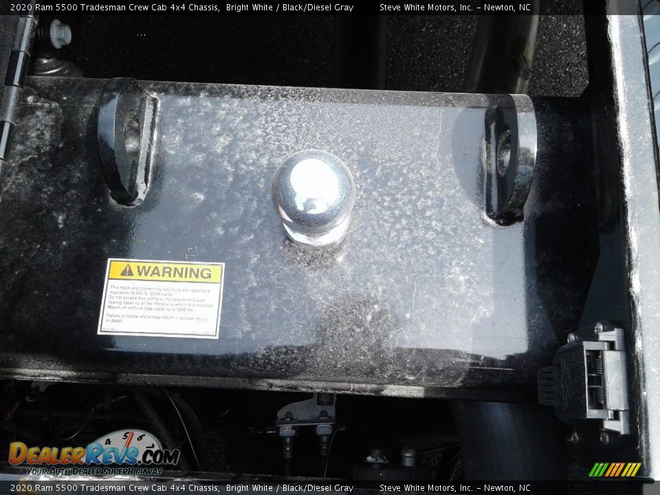 2020 Ram 5500 Tradesman Crew Cab 4x4 Chassis Bright White / Black/Diesel Gray Photo #13