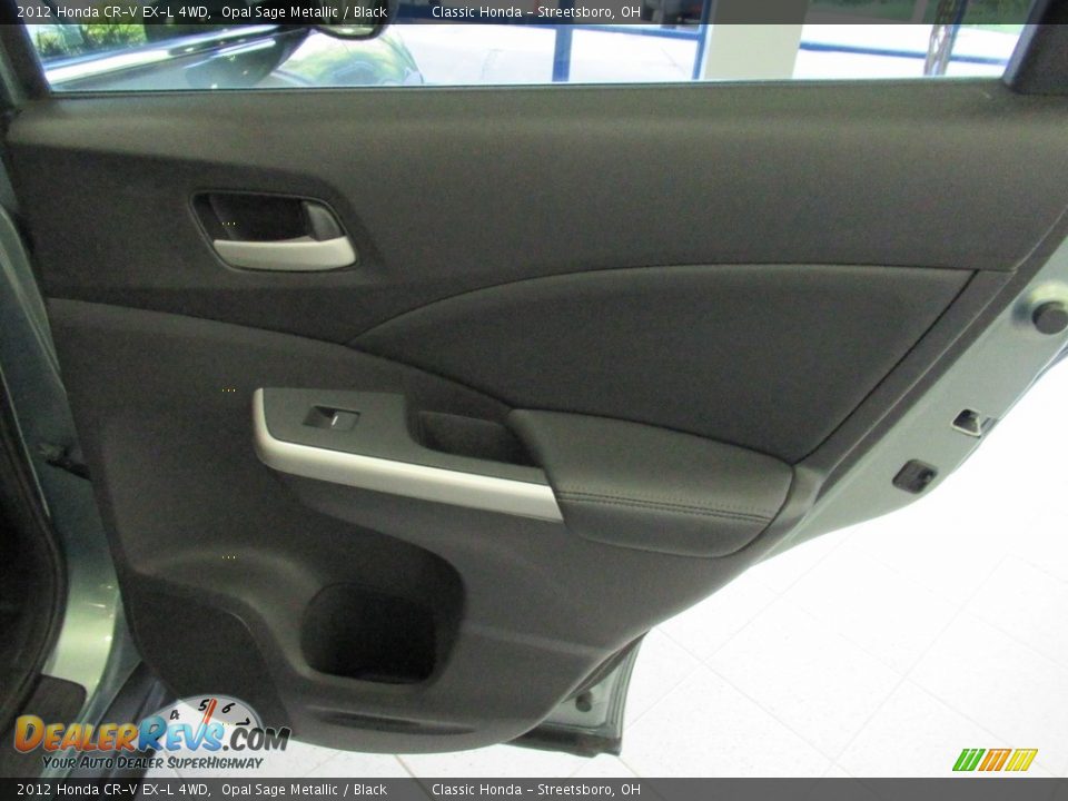 2012 Honda CR-V EX-L 4WD Opal Sage Metallic / Black Photo #18