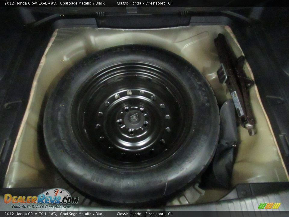 2012 Honda CR-V EX-L 4WD Opal Sage Metallic / Black Photo #22