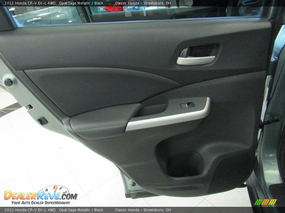 2012 Honda CR-V EX-L 4WD Opal Sage Metallic / Black Photo #23