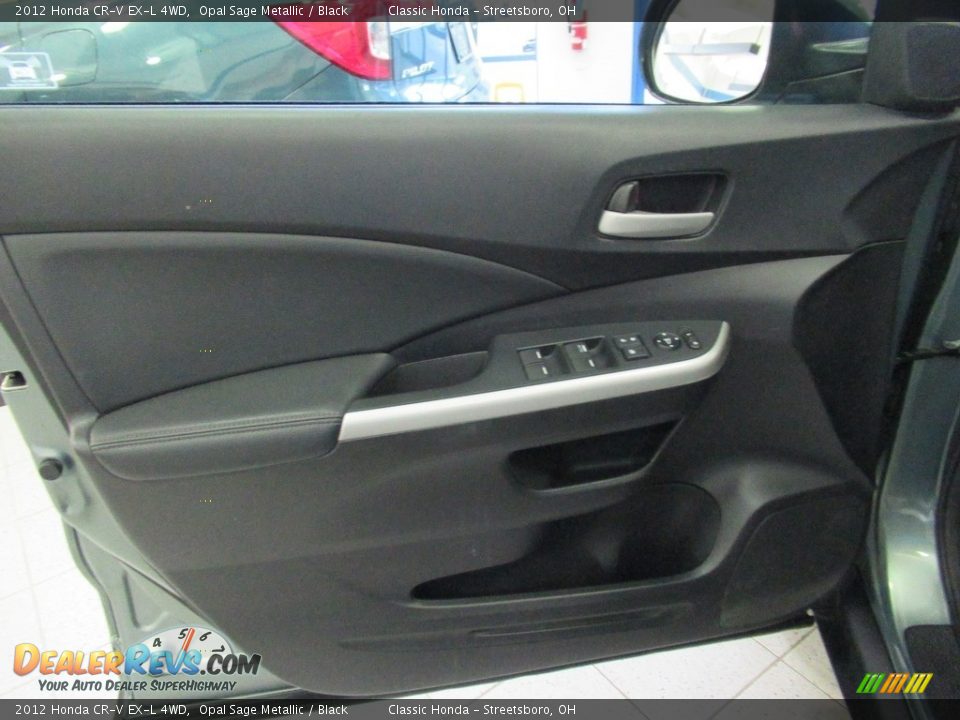 2012 Honda CR-V EX-L 4WD Opal Sage Metallic / Black Photo #27