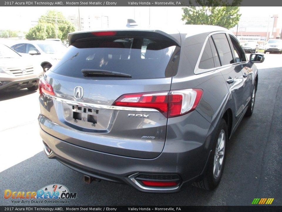 2017 Acura RDX Technology AWD Modern Steel Metallic / Ebony Photo #5