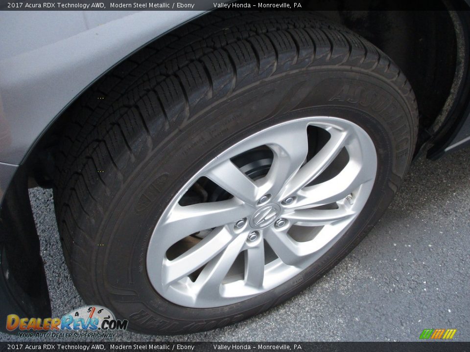 2017 Acura RDX Technology AWD Modern Steel Metallic / Ebony Photo #6