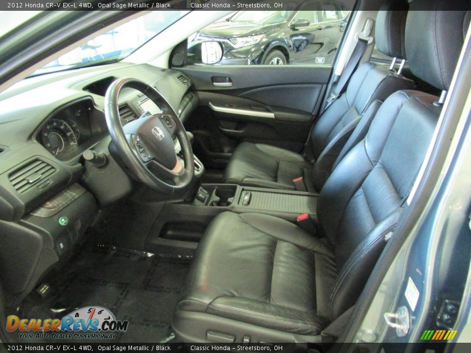 2012 Honda CR-V EX-L 4WD Opal Sage Metallic / Black Photo #29