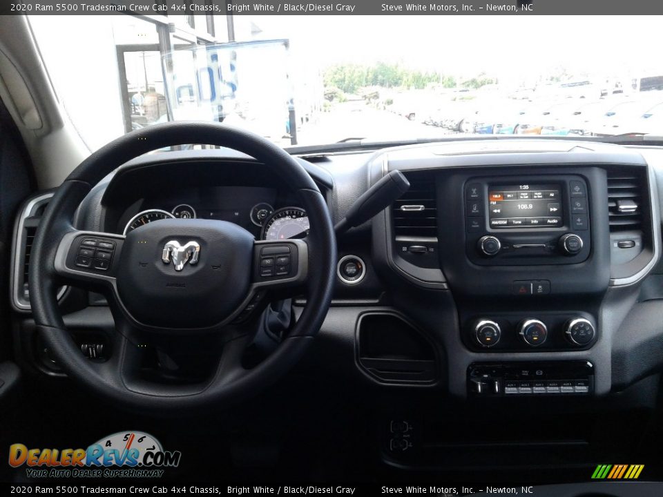 2020 Ram 5500 Tradesman Crew Cab 4x4 Chassis Bright White / Black/Diesel Gray Photo #25