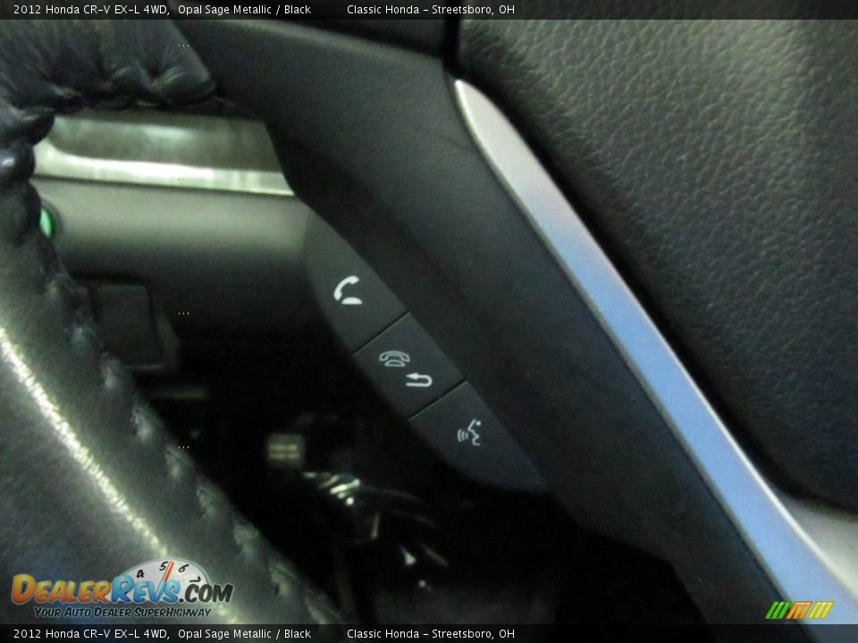 2012 Honda CR-V EX-L 4WD Opal Sage Metallic / Black Photo #31