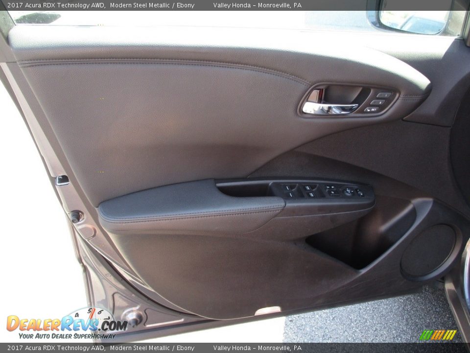 2017 Acura RDX Technology AWD Modern Steel Metallic / Ebony Photo #10