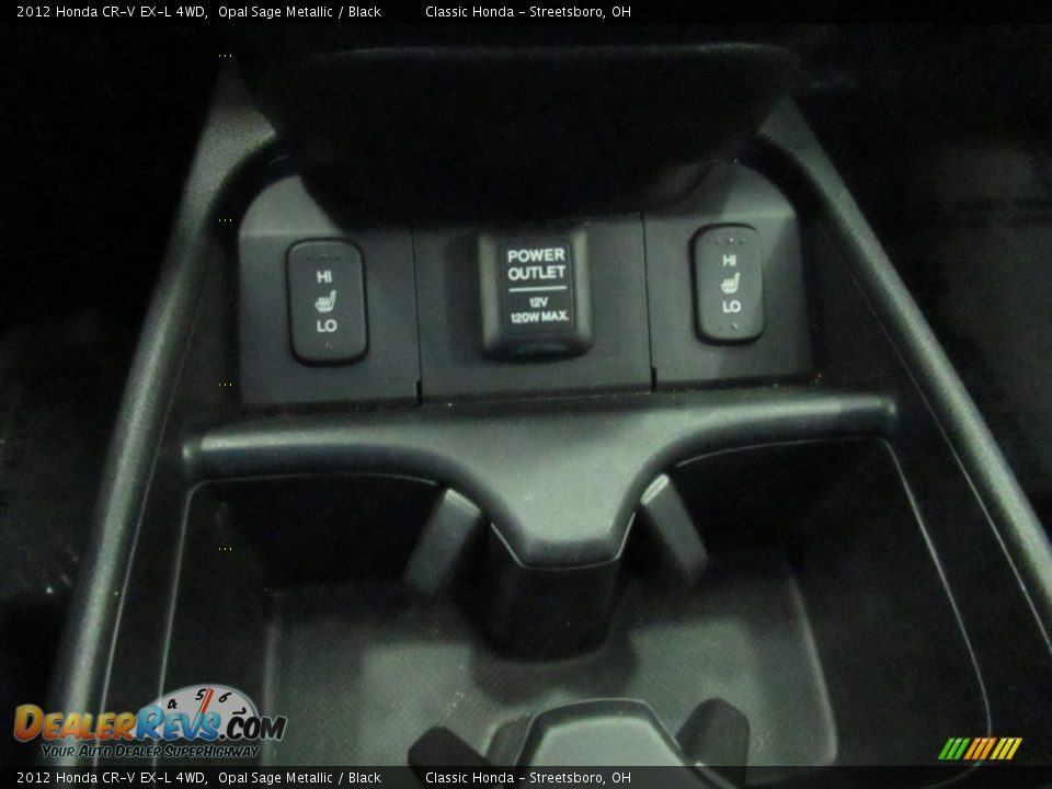 2012 Honda CR-V EX-L 4WD Opal Sage Metallic / Black Photo #33