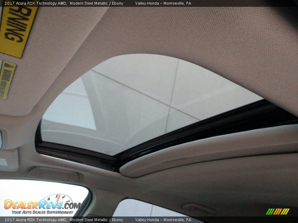 2017 Acura RDX Technology AWD Modern Steel Metallic / Ebony Photo #11