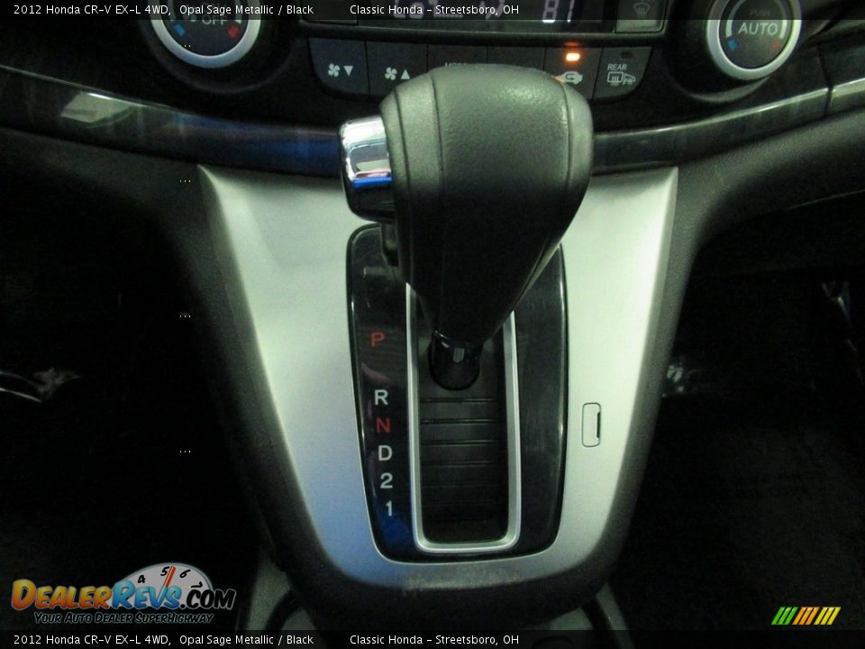 2012 Honda CR-V EX-L 4WD Opal Sage Metallic / Black Photo #34