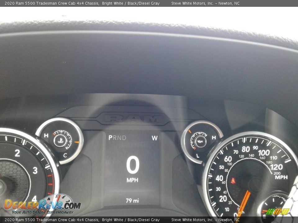 2020 Ram 5500 Tradesman Crew Cab 4x4 Chassis Bright White / Black/Diesel Gray Photo #28