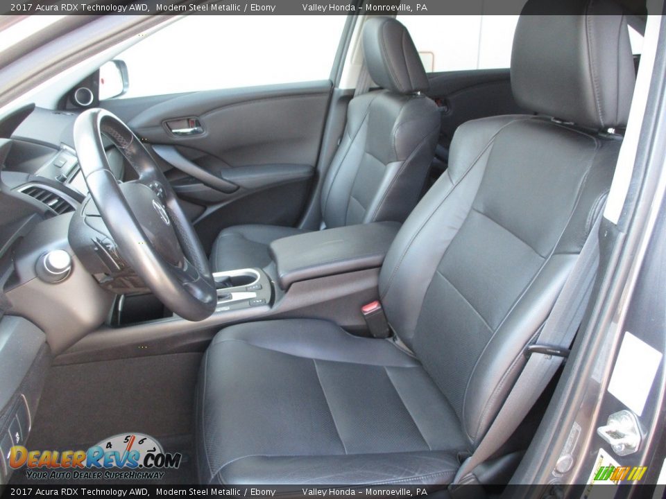 2017 Acura RDX Technology AWD Modern Steel Metallic / Ebony Photo #12