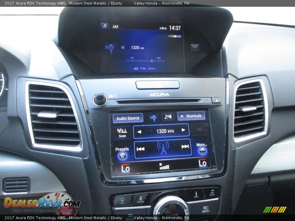 2017 Acura RDX Technology AWD Modern Steel Metallic / Ebony Photo #16