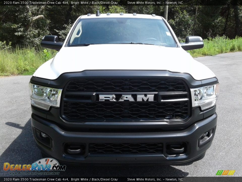 2020 Ram 3500 Tradesman Crew Cab 4x4 Bright White / Black/Diesel Gray Photo #3