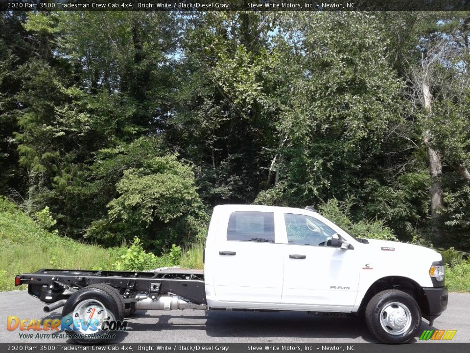 2020 Ram 3500 Tradesman Crew Cab 4x4 Bright White / Black/Diesel Gray Photo #5