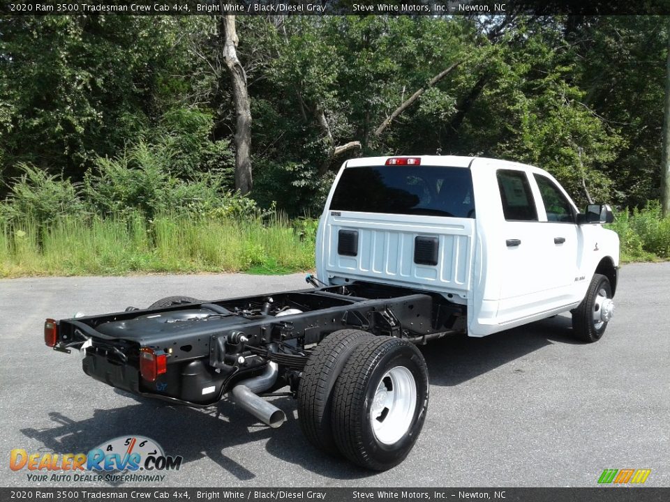 2020 Ram 3500 Tradesman Crew Cab 4x4 Bright White / Black/Diesel Gray Photo #6
