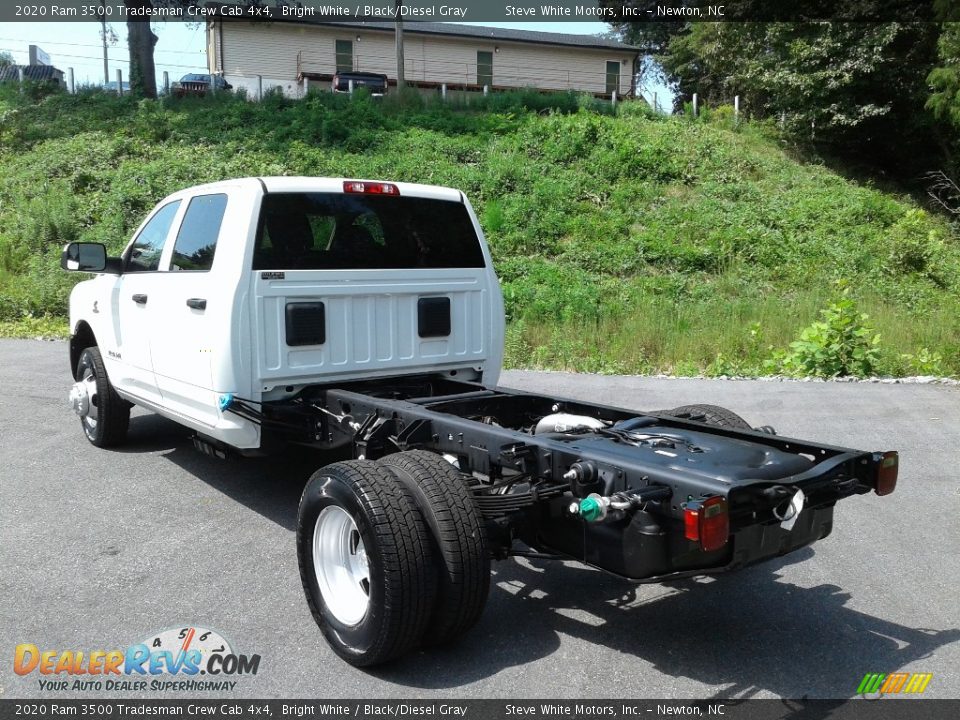 2020 Ram 3500 Tradesman Crew Cab 4x4 Bright White / Black/Diesel Gray Photo #8