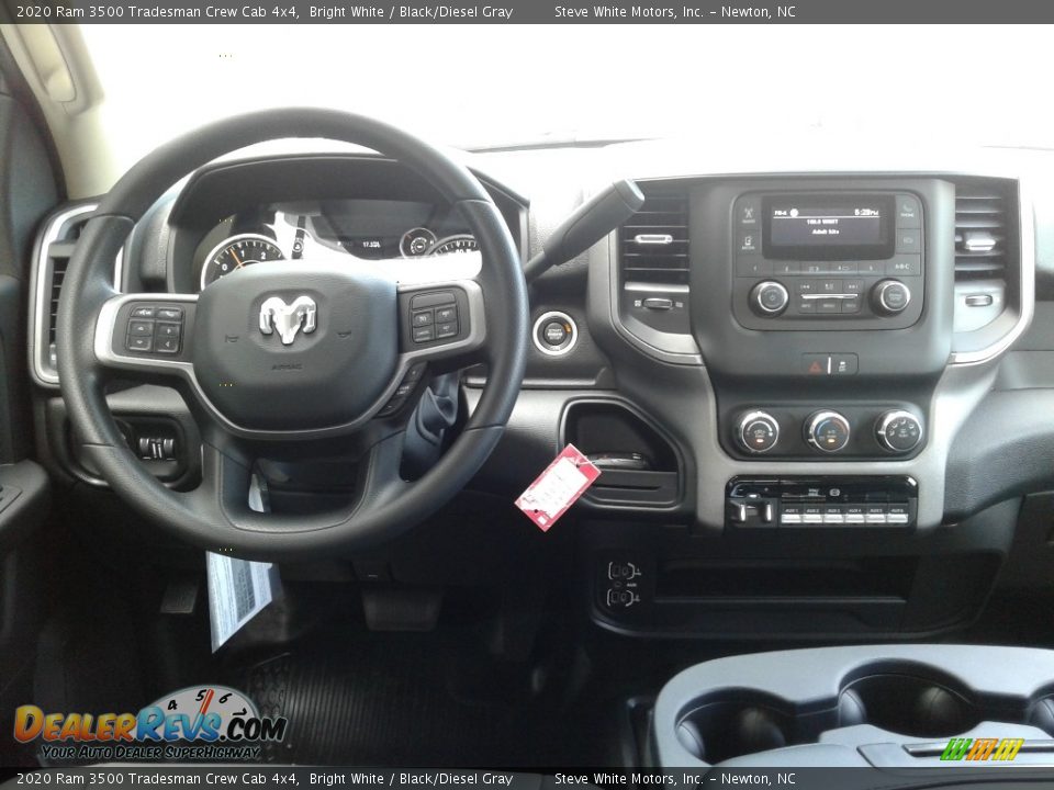 2020 Ram 3500 Tradesman Crew Cab 4x4 Bright White / Black/Diesel Gray Photo #16