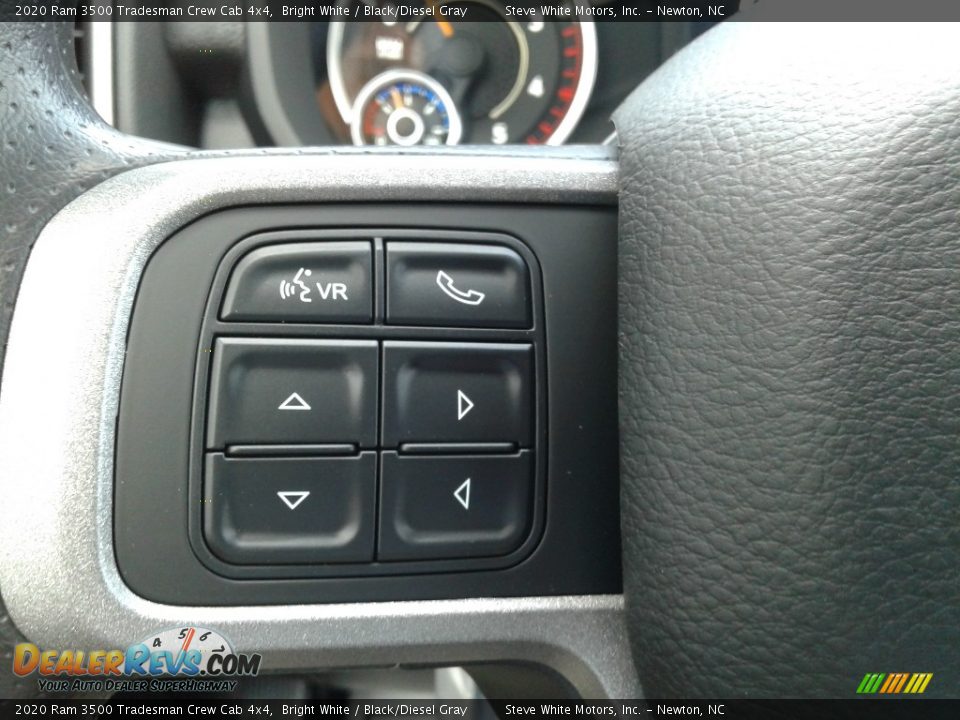 2020 Ram 3500 Tradesman Crew Cab 4x4 Bright White / Black/Diesel Gray Photo #17