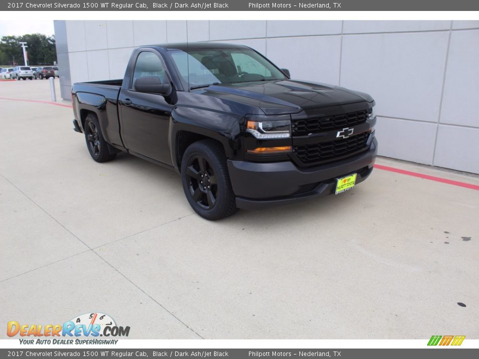 2017 Chevrolet Silverado 1500 WT Regular Cab Black / Dark Ash/Jet Black Photo #1