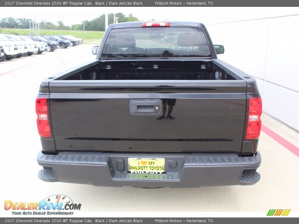 2017 Chevrolet Silverado 1500 WT Regular Cab Black / Dark Ash/Jet Black Photo #6