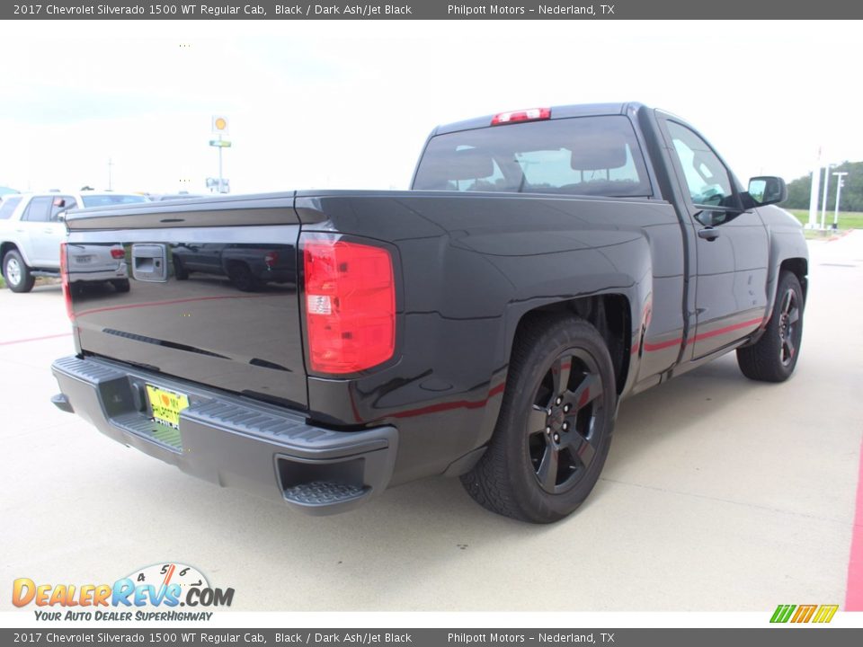 2017 Chevrolet Silverado 1500 WT Regular Cab Black / Dark Ash/Jet Black Photo #7