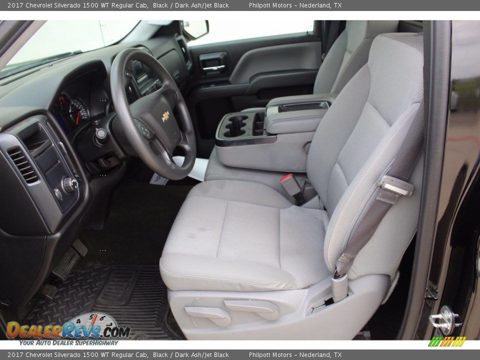 Front Seat of 2017 Chevrolet Silverado 1500 WT Regular Cab Photo #9