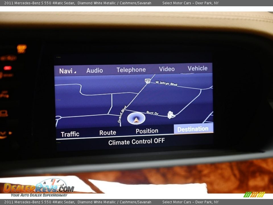2011 Mercedes-Benz S 550 4Matic Sedan Diamond White Metallic / Cashmere/Savanah Photo #10