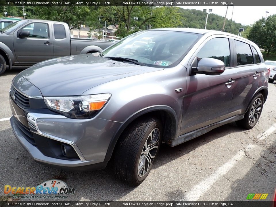 2017 Mitsubishi Outlander Sport SE AWC Mercury Gray / Black Photo #1