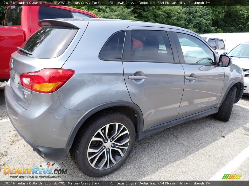 2017 Mitsubishi Outlander Sport SE AWC Mercury Gray / Black Photo #4