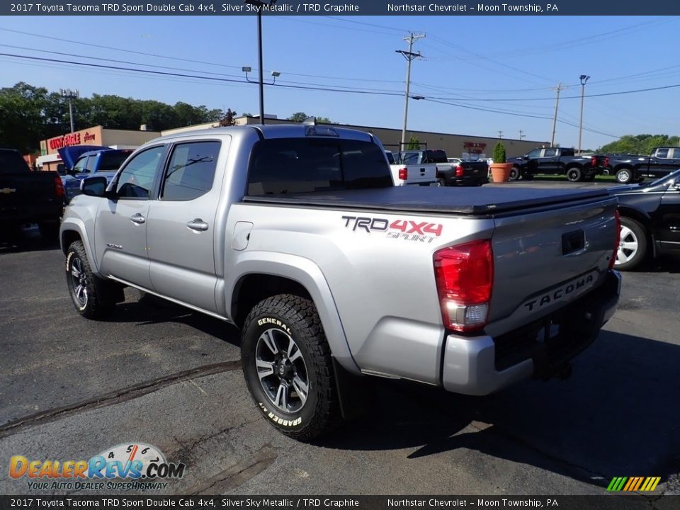 2017 Toyota Tacoma TRD Sport Double Cab 4x4 Silver Sky Metallic / TRD Graphite Photo #4