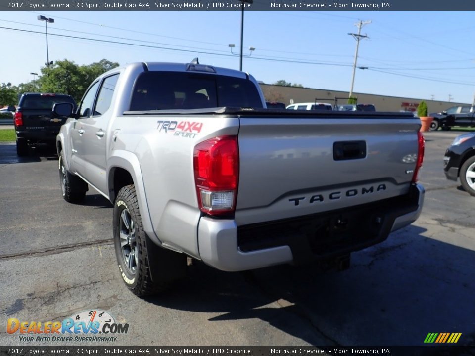2017 Toyota Tacoma TRD Sport Double Cab 4x4 Silver Sky Metallic / TRD Graphite Photo #5