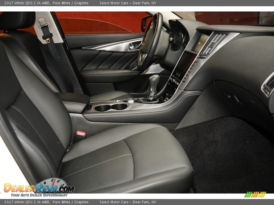 Front Seat of 2017 Infiniti Q50 2.0t AWD Photo #11