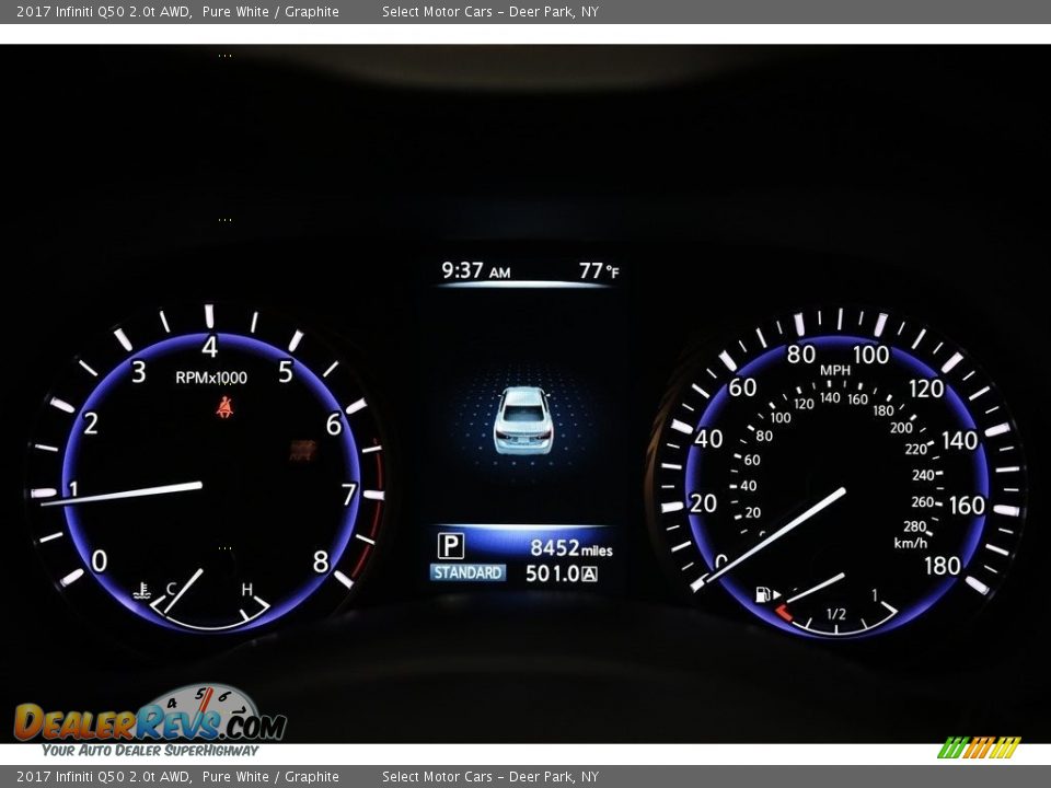 2017 Infiniti Q50 2.0t AWD Gauges Photo #17