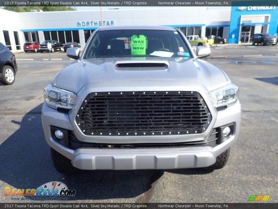 2017 Toyota Tacoma TRD Sport Double Cab 4x4 Silver Sky Metallic / TRD Graphite Photo #12