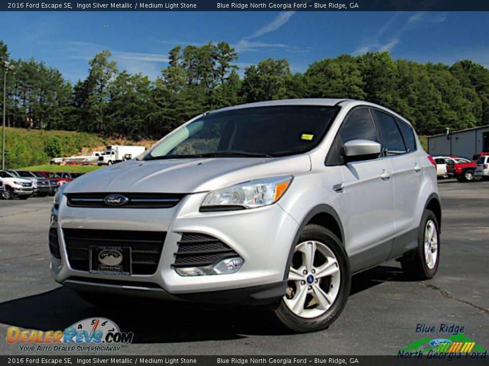 2016 Ford Escape SE Ingot Silver Metallic / Medium Light Stone Photo #1