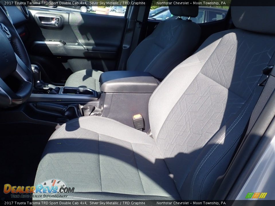 2017 Toyota Tacoma TRD Sport Double Cab 4x4 Silver Sky Metallic / TRD Graphite Photo #19