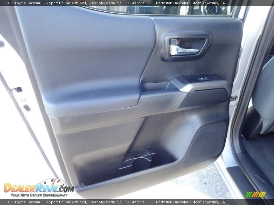 2017 Toyota Tacoma TRD Sport Double Cab 4x4 Silver Sky Metallic / TRD Graphite Photo #22