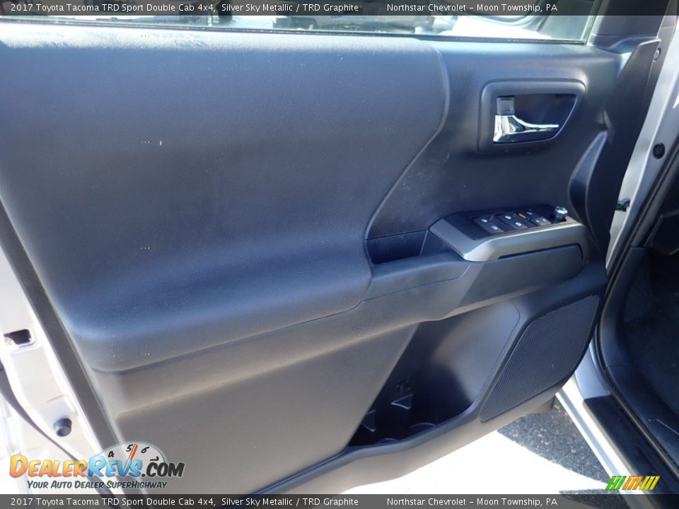 2017 Toyota Tacoma TRD Sport Double Cab 4x4 Silver Sky Metallic / TRD Graphite Photo #23