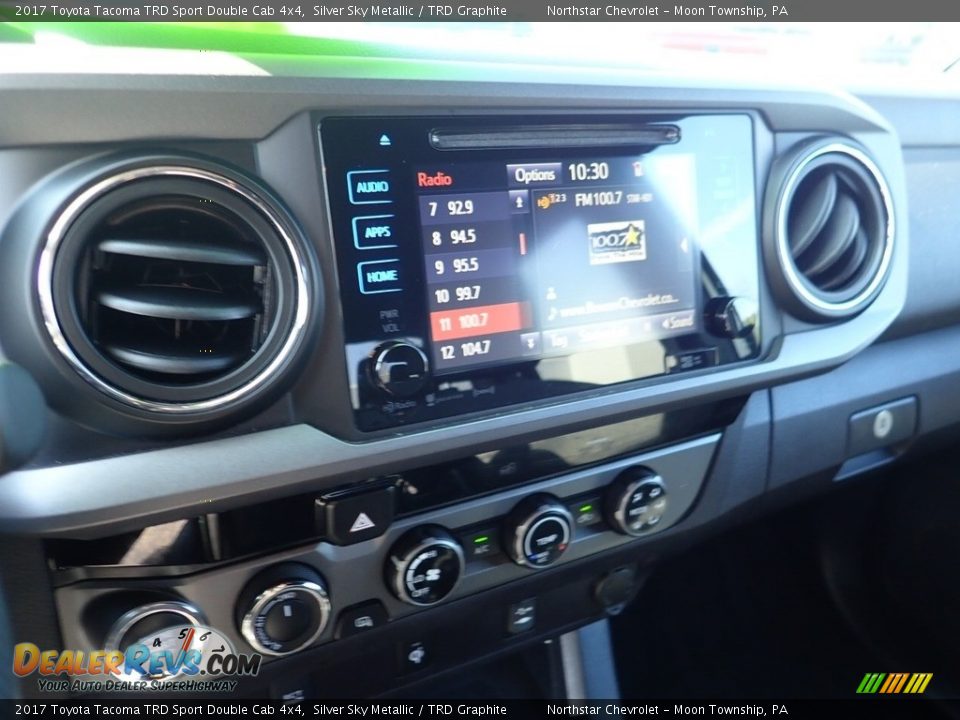 2017 Toyota Tacoma TRD Sport Double Cab 4x4 Silver Sky Metallic / TRD Graphite Photo #27