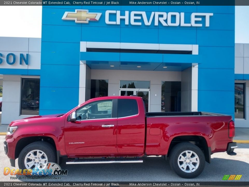 Cherry Red Tintcoat 2021 Chevrolet Colorado WT Extended Cab Photo #1