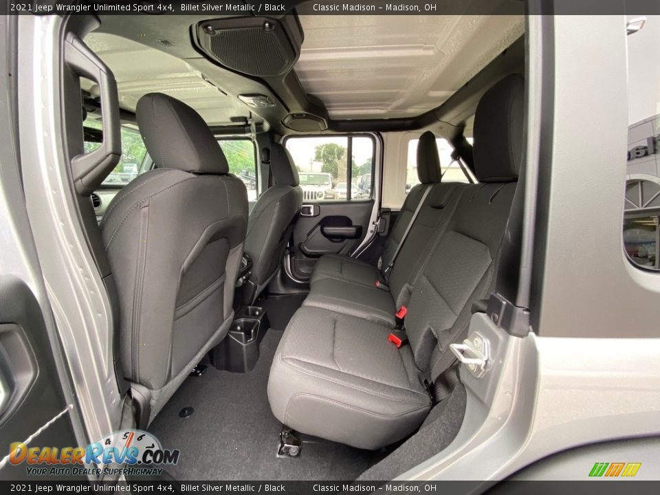 2021 Jeep Wrangler Unlimited Sport 4x4 Billet Silver Metallic / Black Photo #3